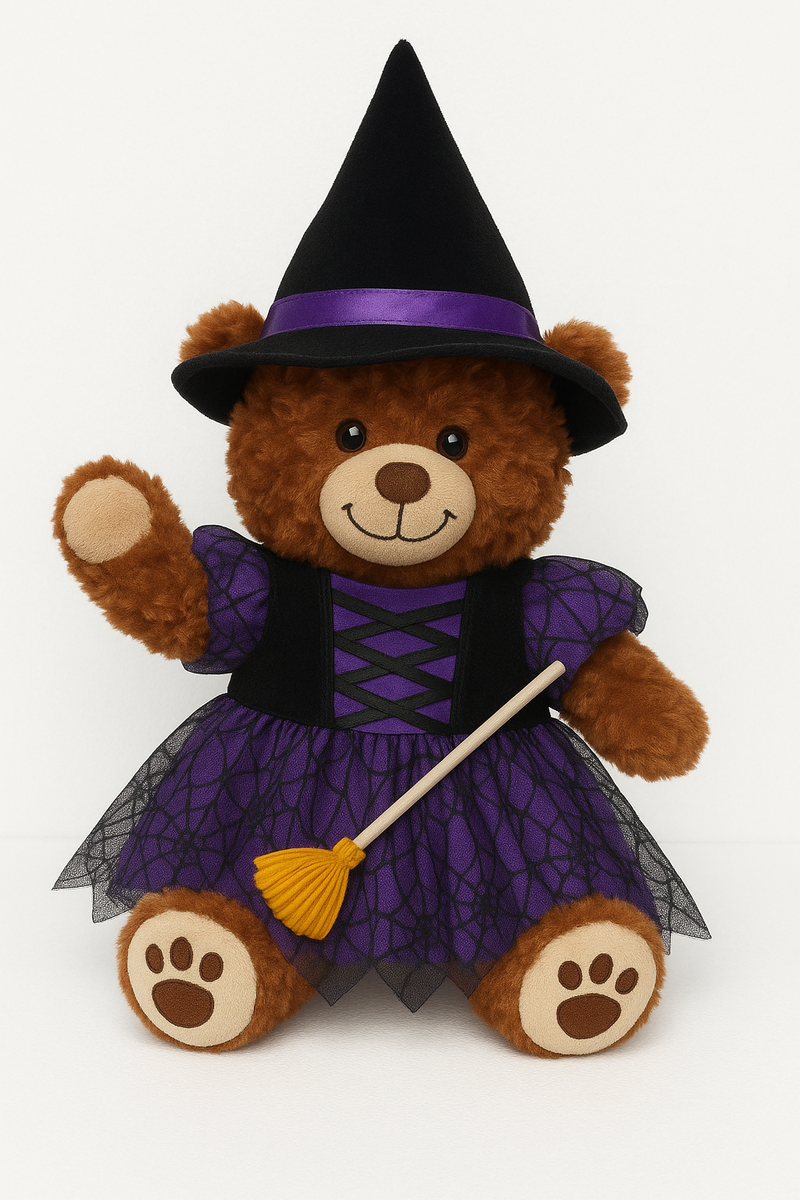 Purple Witch Teddy Bear Outfit Make a Bear