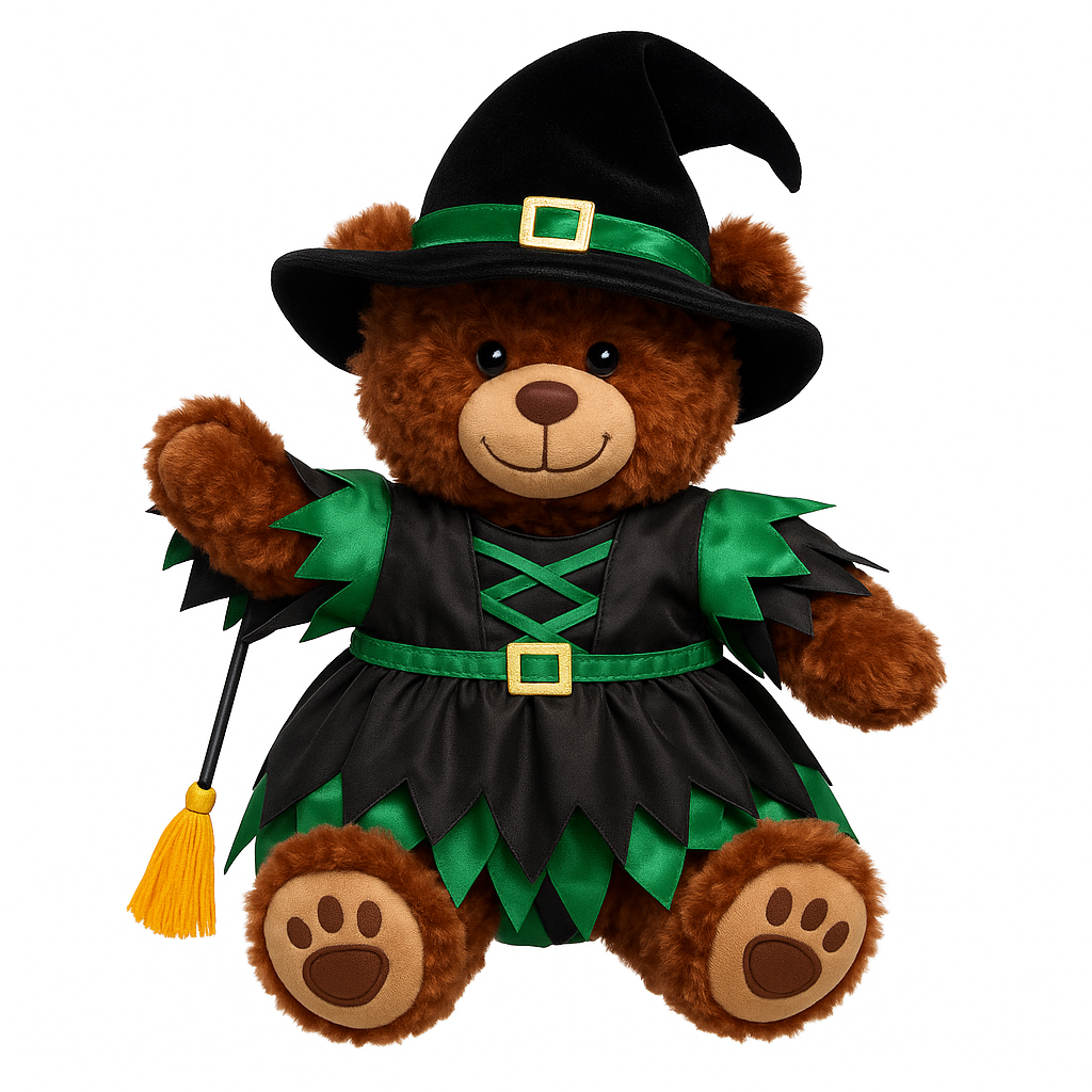 Green Witch Teddy Bear Outfit Make a Bear