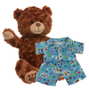 Make a Bear - Charlie Chestnut Brown Bear - Recordable Blue PJs Make a Bear