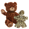 Make a Bear - Charlie Chestnut Brown Bear - Recordable Desert Army Make a Bear
