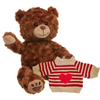 Make a Bear - Charlie Chestnut Brown Bear Heart Jumper Make a Bear