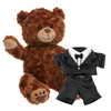 Make a Bear - Charlie Chestnut Brown Bear - Recordable Tuxedo Make a Bear