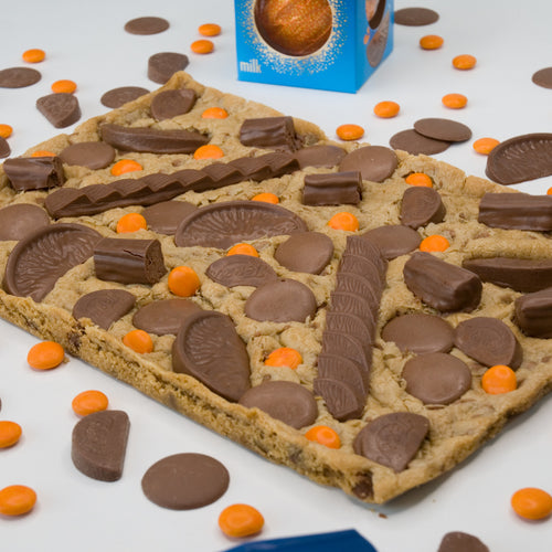 Chocolate Orange Overload Cookie Slab