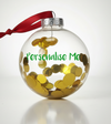 Personalised Christmas Bauble Green Party Pieces