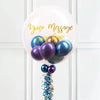 Personalised Bubble Balloon in a Box – Chrome Luxe Mini Balloons None Personalised Balloons