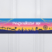 Coachella Festival Personalised Party Banner