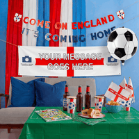 Come on England! - Personalised Party in a Box Party Pieces