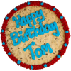 Giant Personalised Cookie Blue & Red Cookies & Cones