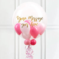 Personalised Bubble Balloon in a Box – Cotton Candy Mini Balloons None Personalised Balloons