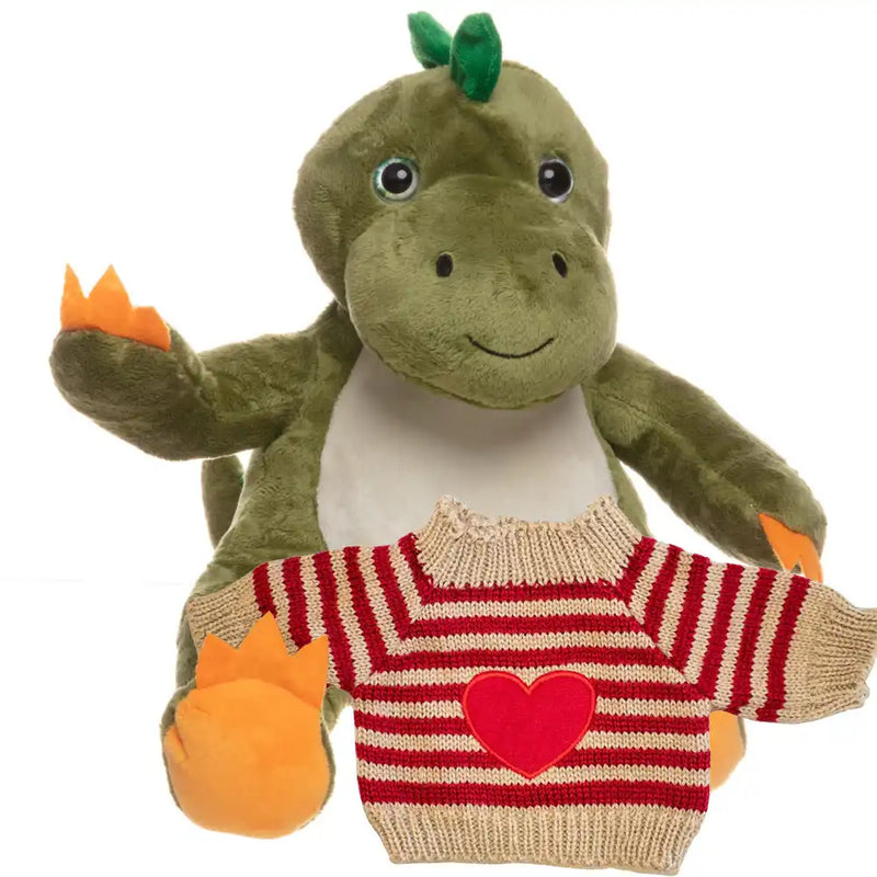 Make a Bear - Deno the Dinosaur Heart Jumper Teddy Bears