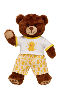 Duck PJ’s & Slippers Teddy Bear Outfit