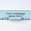 On The Road Personalised Party Banner No None Personalised Banner