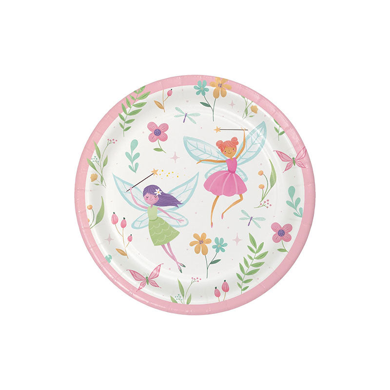 Fairy Forest - Dessert Paper Party Plates (x8)