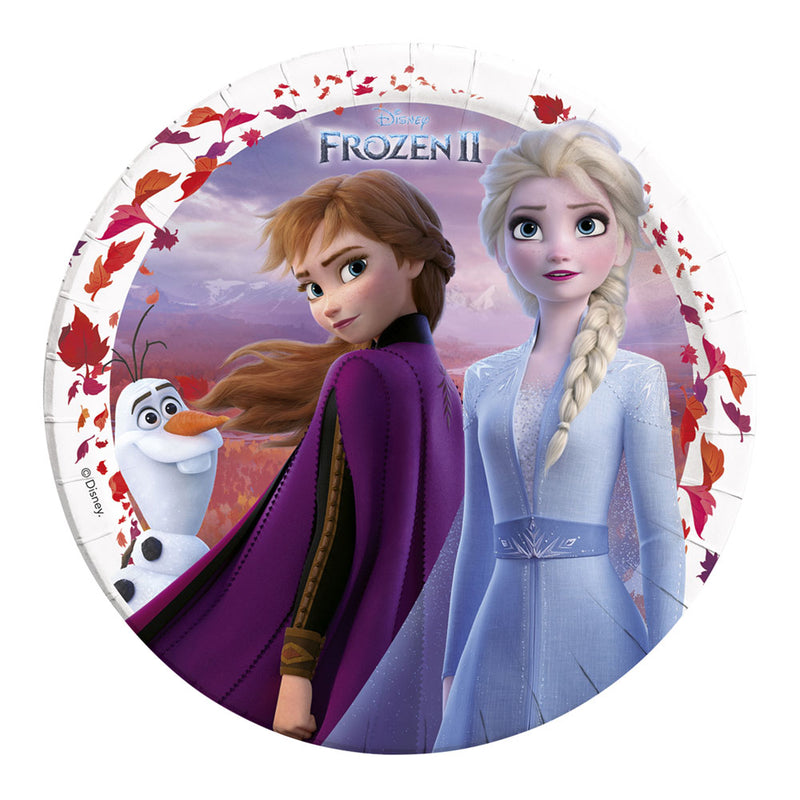 Disney Frozen 2 Paper Party Plates (x8)