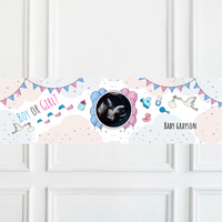 Gender Reveal Personalised Party Banner