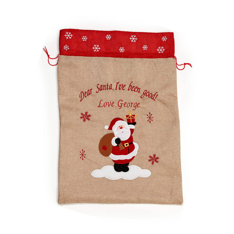 Personalised Dear Santa, I've Been Good! Christmas Sack