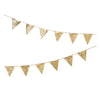 Luxe Gold Glitter Bunting (3m) Party Pieces