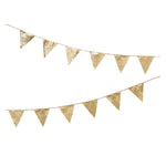 Luxe Gold Glitter Bunting (3m)