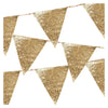 Luxe Gold Glitter Bunting (3m) Party Pieces