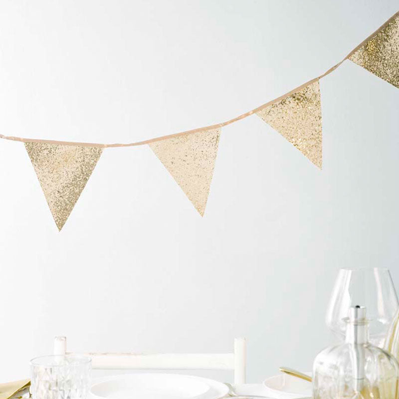 Luxe Gold Glitter Bunting (3m)