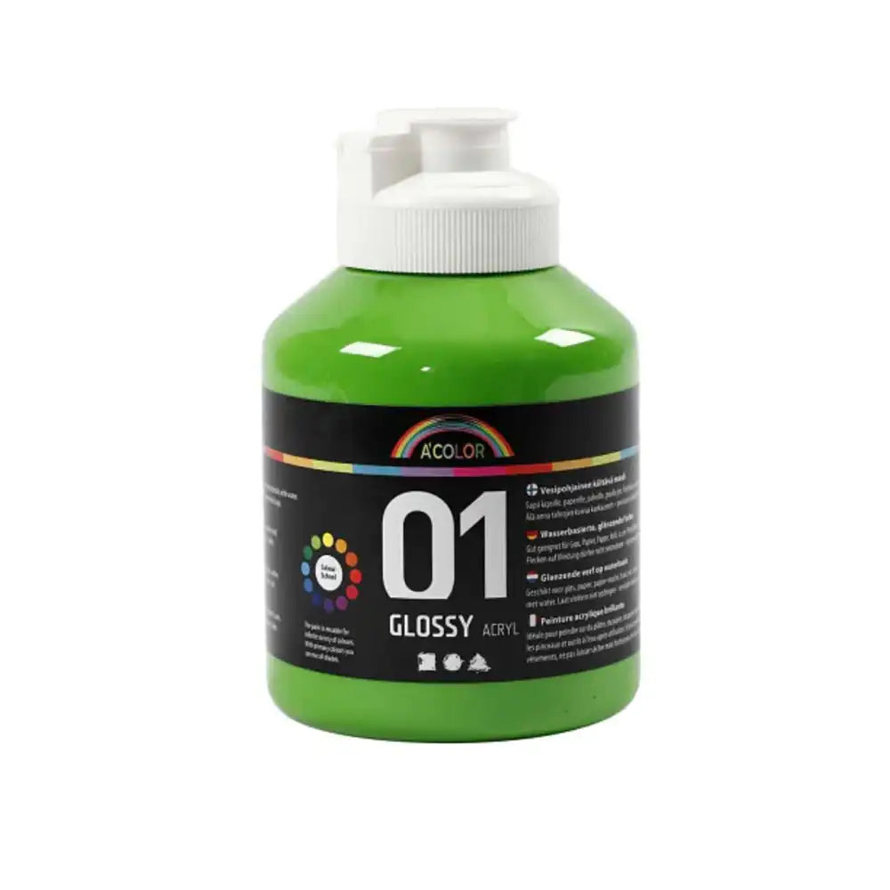 Green Acrylic Paint (500ml) My Slime