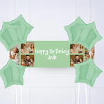 Coloured Collage Personalised Party Banner