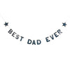 Best Dad Ever Gold Banner (2.5m) Father's Day