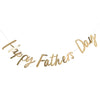 Gold Happy Father's Day Letter Banner (2m) Father's Day
