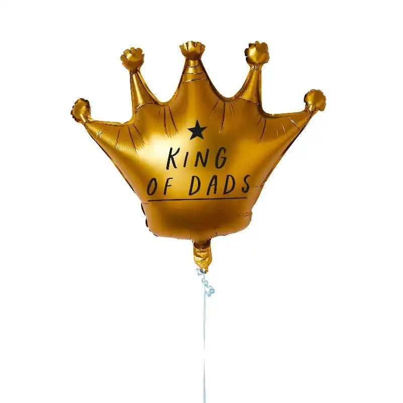 King of Dad's Foil Crown Supershape Balloon Father's Day
