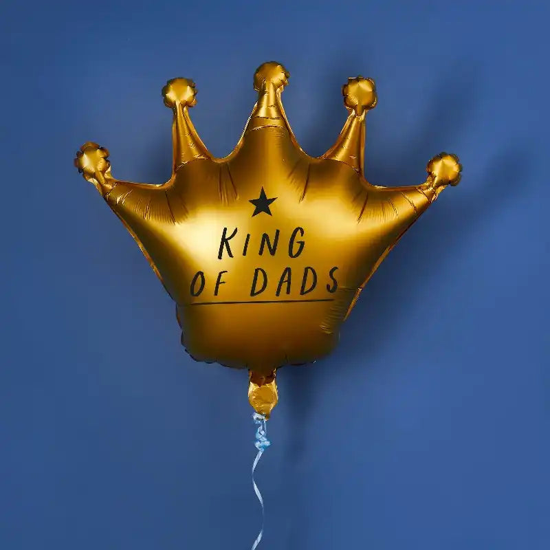 King of Dad's Foil Crown Supershape Balloon Father's Day