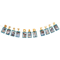 Best Dad Ever Customisable Photo Garland (3m) Father's Day