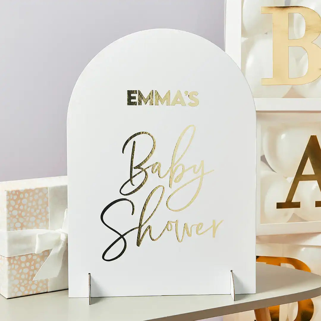 Customisable Baby Shower Sign Baby Shower