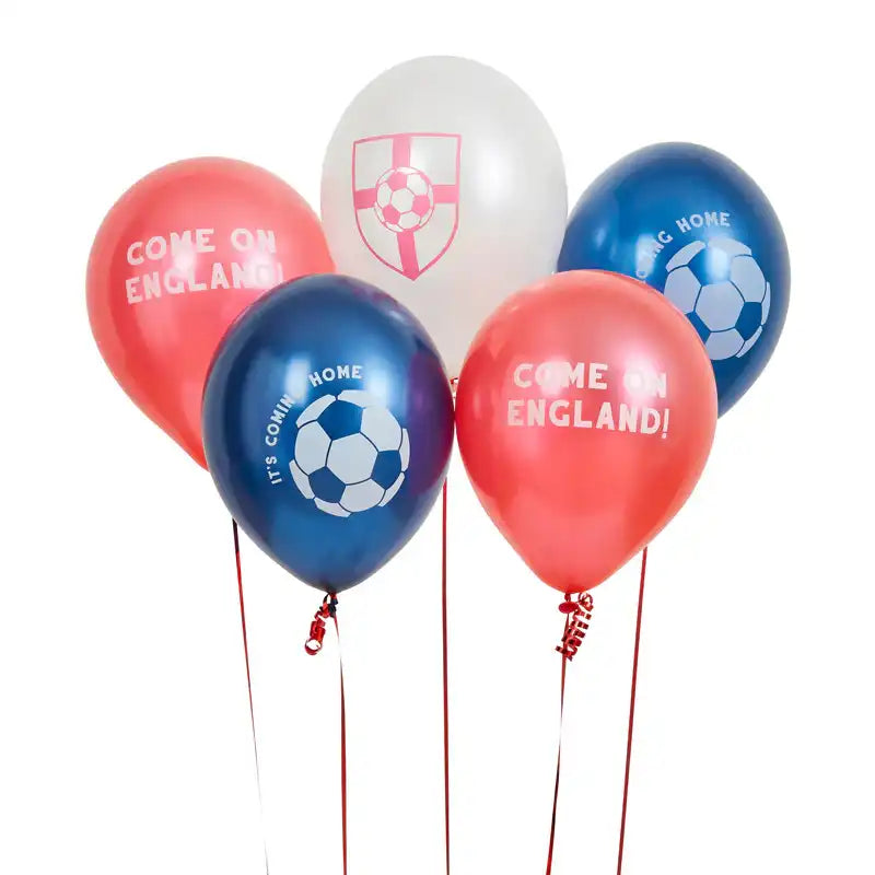Come on England Latex 12" Balloons (x5) Summer