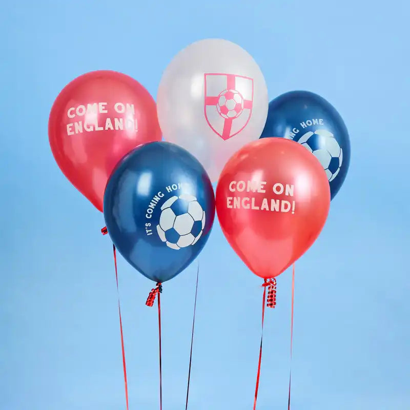 Come on England Latex 12" Balloons (x5) Summer