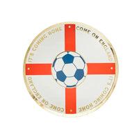 Come on England Foiled Paper Plates (x8) Summer
