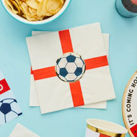 England Football Paper Napkins (x16) Summer
