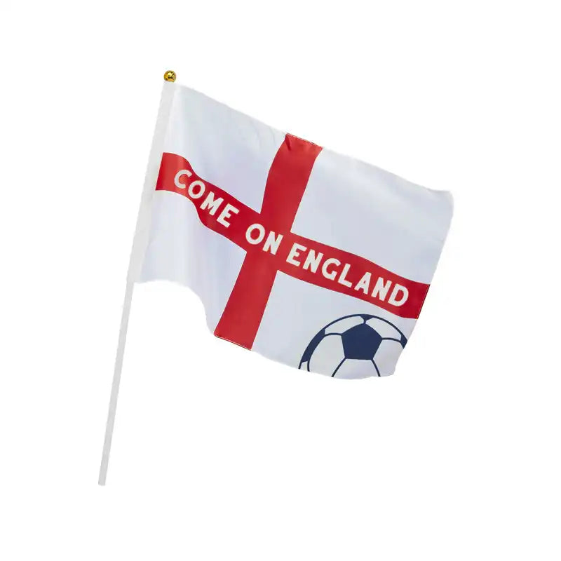 Come on England Large Waving Flags (x6) Summer