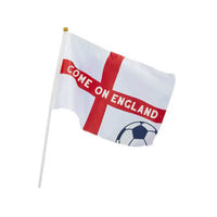 Come on England Large Waving Flags (x6) Summer