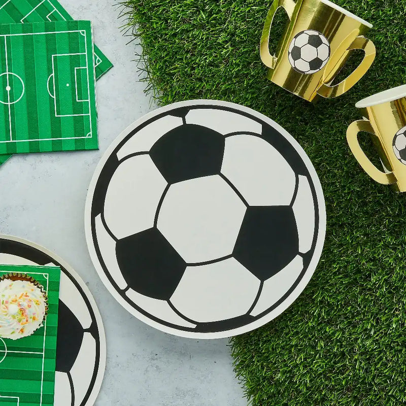 Football Paper Plates (x8) Kids Party