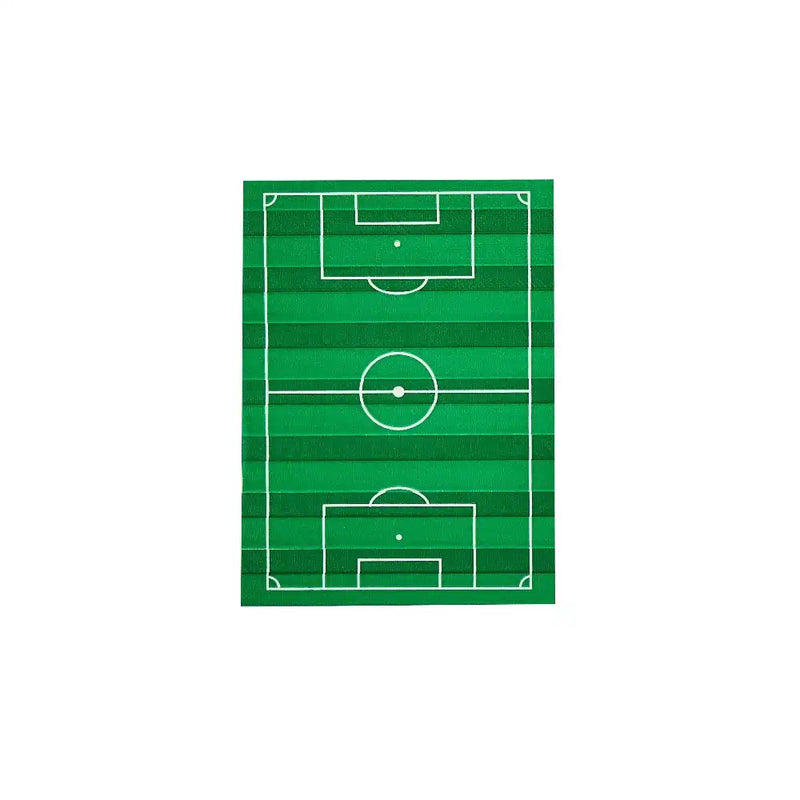 Football Pitch Paper Napkins (x16) Kids Party