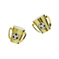 Gold Trophy Paper Cups (x8) Kids Party