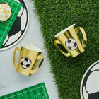 Gold Trophy Paper Cups (x8)