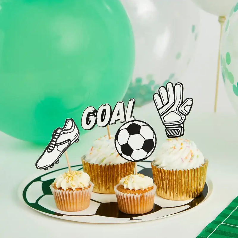 Football Food Picks Set Kids Party