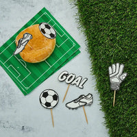Football Food Picks Set Kids Party