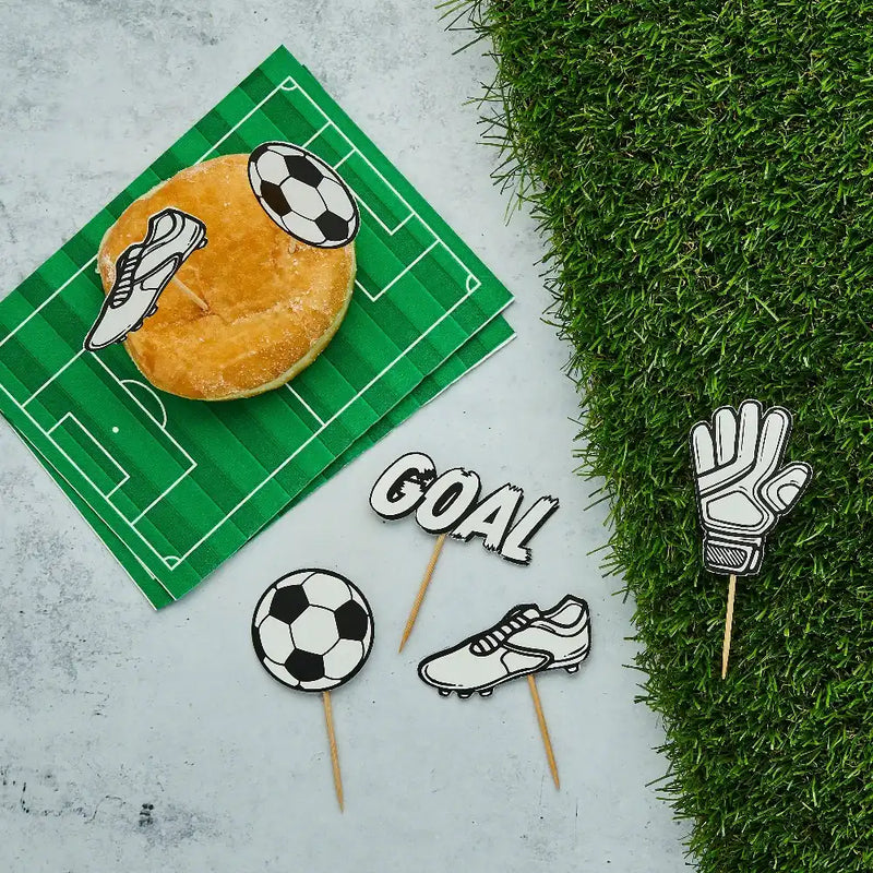 Football Food Picks Set Kids Party