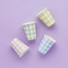 Gingham Paper Cups (x8) General Party