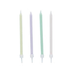 Pastel Skinny Candles (x12)