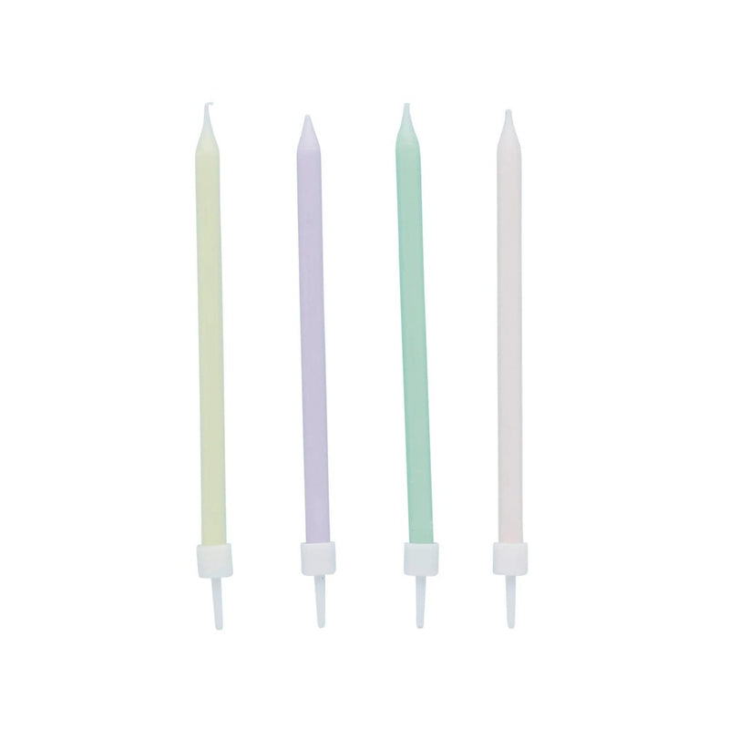 Pastel Skinny Candles (x12)