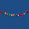 Bright Coloured Honeycomb & Tassel Garland (2m) Summer