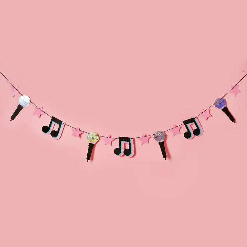 Let's Dance Party Garland (2m) Kids Party